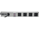 Tripp Lite 4 Outlet Power Strip, 10 ft. Cord with NEMA 5-15P Plug, 12 in.