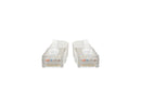 TRIPP LITE N200-003-WH 3 ft. Cat 6 White Cat6 Gigabit Molded Patch Cable (RJ45