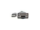 Tripp Lite U209-18N-NULL USB to Null Modem Serial FTDI Adapter Cable with COM