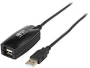 Tripp Lite U026-15M Black USB 2.0 Hi-Speed Active Extension Repeater Cable