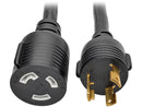 Tripp Lite Model P046-015-LL-30A 15 ft. Heavy-Duty Power Extension Cord, 30A, 10