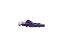 TRIPP LITE N201-001-PU 1 ft. Cat 6 Purple Cat6 Gigabit Snagless Molded UTP Patch