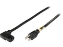 Tripp Lite Model P019-008-C15RA 8 ft. Heavy-Duty Power Cord, 15A, 14 AWG (NEMA