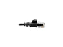 Tripp Lite Cat6a Gigabit Snagless Molded Slim UTP Patch Cable M/M Black 1ft