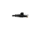 Tripp Lite Cat6a Gigabit Snagless Molded Slim UTP Patch Cable M/M Black 2 ft.