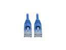 TRIPP LITE N261-S02-BL 2 ft. Cat 6A Blue Cat6a Gigabit Snagless Molded Slim UTP