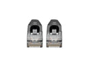 Tripp Lite Cat6a Gigabit Snagless Molded Slim UTP Patch Cable M/M Black 4 ft.