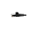 Tripp Lite Cat6a Gigabit Snagless Molded Slim UTP Patch Cable M/M Black 4 ft.