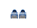 Tripp Lite Cat6a Gigabit Snagless Molded Slim UTP Patch Cable M/M Blue 4 ft.