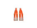TRIPP LITE N201-015-OR 15 ft. Cat 6 Orange Gigabit Snagless Molded UTP Patch