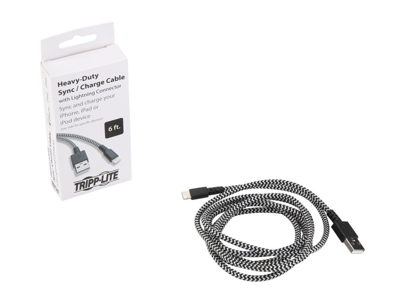 Tripp Lite Heavy Duty Lightning to USB Sync / Charge Apple iPhone iPad 6ft