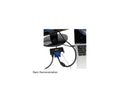 Tripp Lite USB C to VGA Multiport Adapter w/USB Hub PD Charging 1080p Black