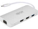 Tripp Lite USB C Docking Station w/USB Hub, 2x HDMI, VGA, PD Charging 1080p