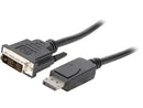 Tripp Lite DisplayPort to DVI-D Adapter Cable DP w/ Latches M/M 1080p 3ft