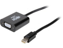 Tripp Lite Mini DisplayPort 1.2 to VGA Adapter Active 1080p Black mDP to VGA