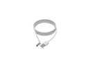 Tripp Lite Lightning to USB Sync Charge Right-Angle iPhone iPad White 3ft
