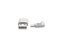 Tripp Lite Lightning to USB Sync Charge Right-Angle iPhone iPad White 6ft