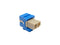 Tripp Lite Duplex Multimode Fiber Coupler Keystone Jack LC to LC Blue