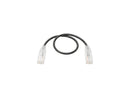 TRIPP LITE N201-S01-BK 1 ft. Cat 6 Black Cat6 UTP Patch Cable (RJ45) - M/M,