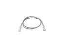 Tripp Lite Cat6 Gigabit Patch Cable Snagless UTP RJ45 Molded Slim Gray 2ft