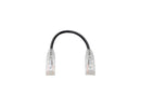 TRIPP LITE N201-S6N-BK 6 in. Cat 6 Black Cat6 UTP Patch Cable (RJ45) - M/M,