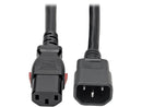Tripp Lite Power Extension Cord Heavy Duty C14 to Locking C13 M/F 15A 10ft