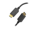 Nippon Labs 10Ft DisplayPort Male/Male Cable V1.2 4K up to 144Hz, Black DP1.2