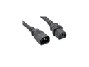 Nippon Labs 16 AWG C13/C14 AC Power Extension Cable, SJT, 13A/250V,