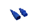 Nippon Labs 14 AWG IEC320 C13/C14 Power Extension Cable, SJT, 15A/250V,