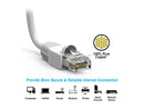 Nippon Labs 35Ft Cat6A UTP Ethernet Network Booted Cable, 24AWG 35 Feet Gigabit
