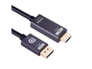 Nippon Labs 20DP14-HDMI21-10MM DisplayPort 1.4 to HDMI 2.1 Gold Plated Cable -