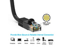 Nippon Labs 60CAT6-7BK-10P Cat6 7FT UTP Ethernet Network Booted Cable - Black -