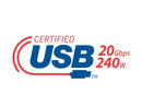 Nippon Labs 30USB4-10UC-422CC-02 USB4.0 Type C Gen2X2 4K USB Cable, Supports