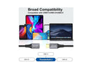 USB-C Full Function Extension Cable, High-Speed Data, Charging & Video Support,