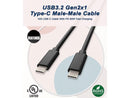 Nippon Labs 6 Inch USB 3.2 Gen 2x1 10G Type-C Male to Male Cable With USB PD