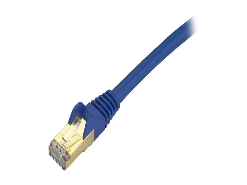 StarTech.com C6ASPAT15BL 15 ft. Cat 6A Blue Shielded Network Ethernet Cable