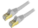 StarTech.com C6ASPAT20GR 20 ft. Cat 6A Gray Shielded Network Ethernet Cable