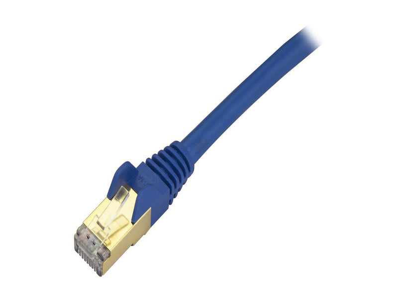 StarTech.com C6ASPAT2BL 2 ft. Cat 6A Blue Shielded Network Ethernet Cable