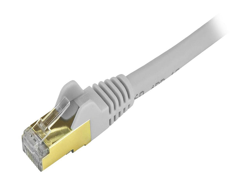 StarTech.com C6ASPAT30GR 30 ft. Cat 6A Gray Shielded Network Ethernet Cable
