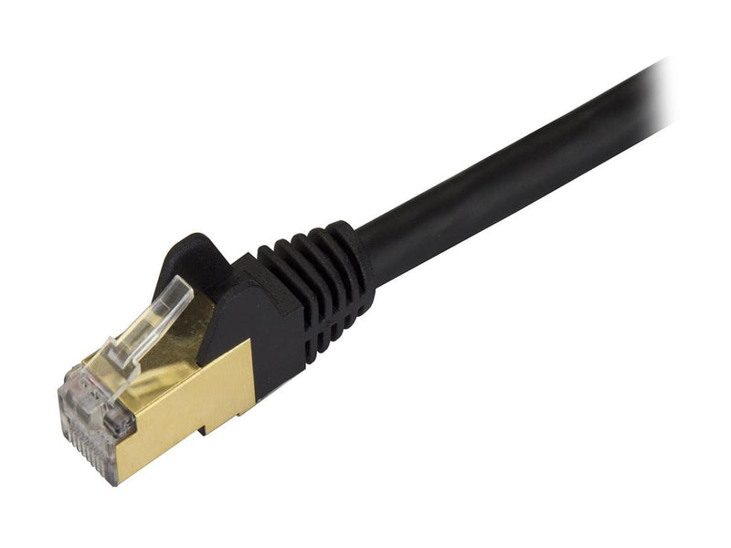 StarTech.com C6ASPAT4BK 4 ft. Cat 6A Black Shielded Network Ethernet Cable