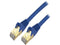 StarTech.com C6ASPAT6INBL 0.5 ft. (6") Cat 6A Blue Shielded Network Ethernet