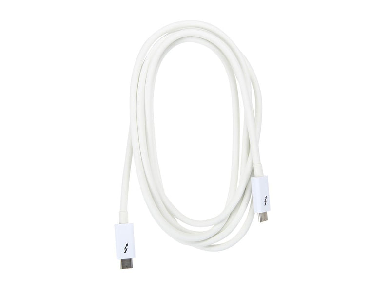 StarTech.com TBLT3MM2MW Thunderbolt 3 Cable - 6 ft / 2m - White - 4K 60Hz - USB