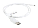 StarTech.com CDP2DPMM1MW 3.3 ft (1 m) USB-C to DisplayPort Cable - USB Type-C to