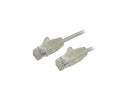 StarTech N6PAT6INGRS Cat6 Ethernet Cable - 6 in - Gray - Slim - Snagless RJ45