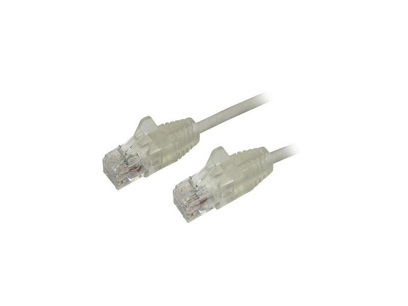 StarTech N6PAT3GRS Cat6 Ethernet Cable - 3 ft - Gray - Slim - Snagless RJ45