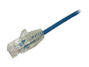 StarTech N6PAT3BLS Cat6 Ethernet Cable - 3 ft - Blue - Slim - Snagless RJ45