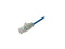 StarTech N6PAT1BLS Cat6 Ethernet Cable - 1 ft - Blue - Slim - Snagless RJ45