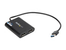StarTech.com USB32DP24K60 USB to Dual DisplayPort Adapter - 4K 60Hz - USB 3.0