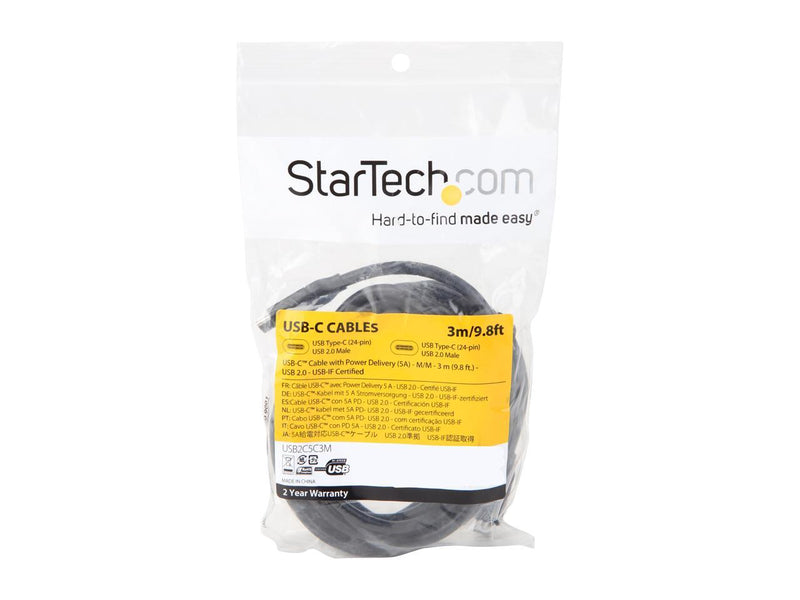 StarTech.com USB2C5C3M Black USB Cable