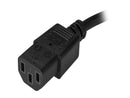 StarTech.com PXTF10110 Power Cord - 10 ft / 3m - NEMA 5-15P to C13 Power Cord -